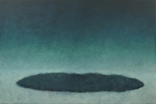 于朋《湖》120×180cm&nbsp;布面油画 2020 