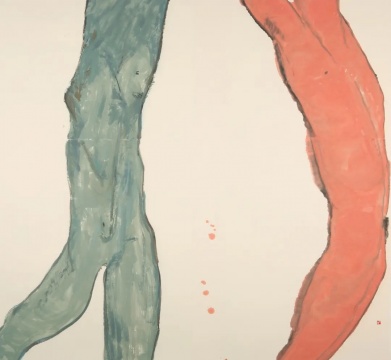 蔡承霖&nbsp; 《形骸No.2》180×194cm 纸本水墨&nbsp;2019&nbsp; 