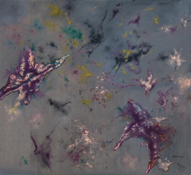 《风景76》 120×110cm 布面油画&nbsp;2013&nbsp; 
