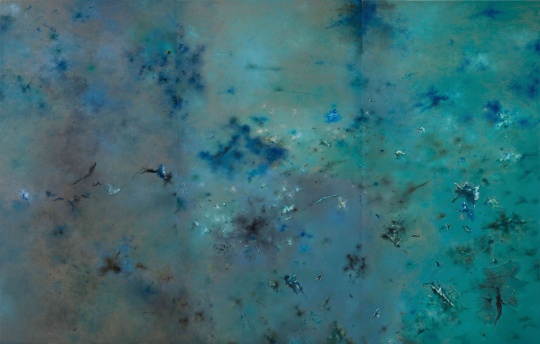 《风景45》 300×450cm 布面油画&nbsp;2013 
