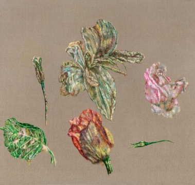 《百合花》200×190cm 布面油画 2020 