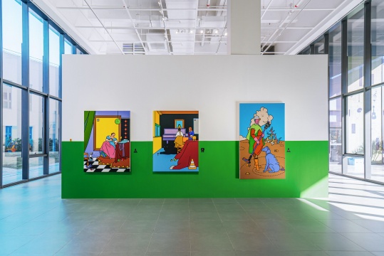 “永不碎边”展览现场&nbsp;香港中文大学（深圳）大学艺术中心TC101SPACE 