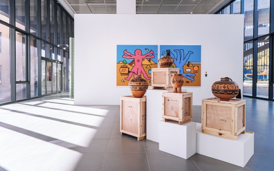 “永不碎边”展览现场&nbsp;香港中文大学（深圳）大学艺术中心TC101SPACE 