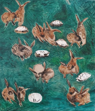 《静物5#》210X180cm 布面油画 2021 