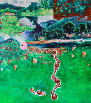 《故乡》210X185cm 布面油画 2022 