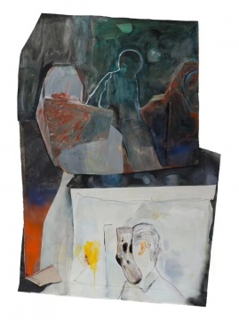 《天衣无缝》210×142cm&nbsp;纸本综合材料&nbsp;2020 