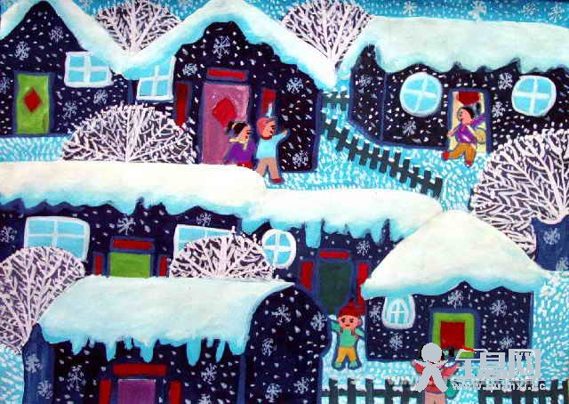 冬天的童画