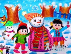 冬天的童画